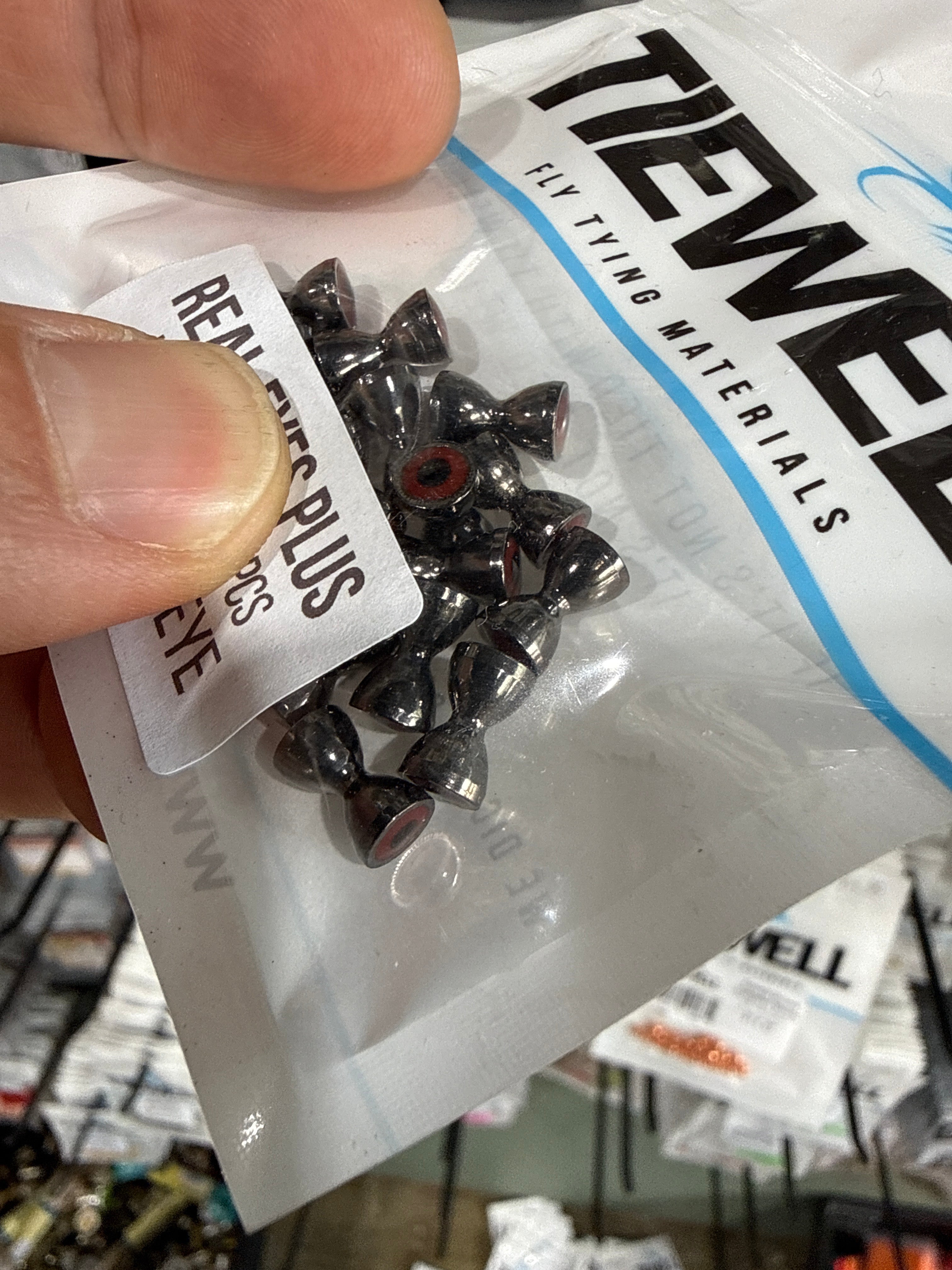Tiewell Brass Real Eyes Plus Dumbbell Eyes (Assorted Colours) Tiewell
