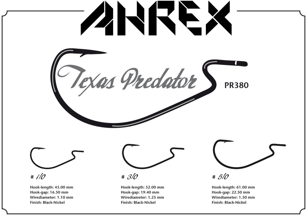Ahrex PR380 - Texas Predator Fly Hooks Ahrex