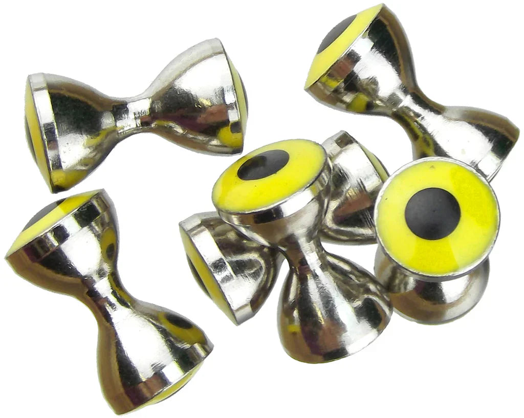 Tiewell Brass Real Eyes Plus Dumbbell Eyes (Assorted Colours) SALE